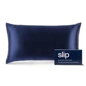 Slip 100% Pure Silk King Pillowcase - Navy MSRP $140